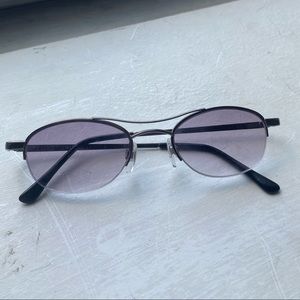 Vintage Nine West sunglasses metal silver frame